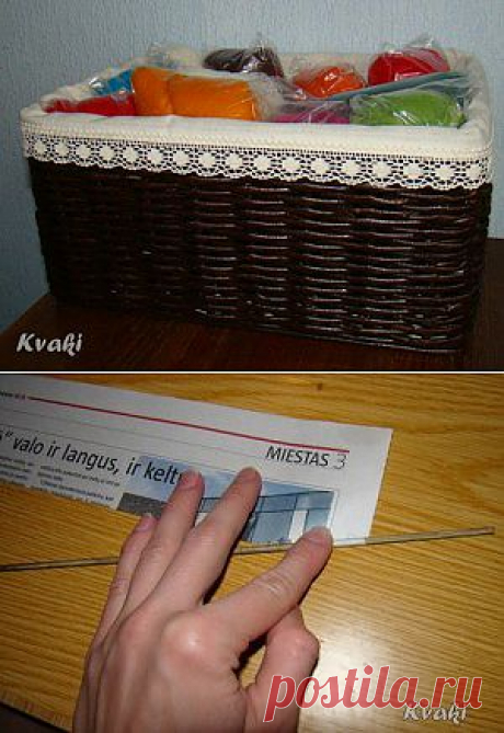 Не выкидывайте старые газеты! / Работа с бумагой / PassionForum - мастер-классы по рукоделию