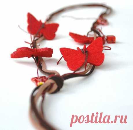 Бабочки из фетра
