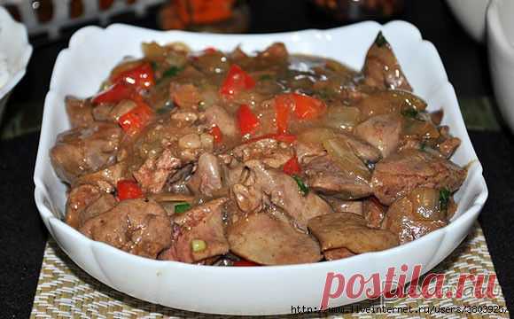 Изысканная куриная печень по-китайски | Четыре вкуса