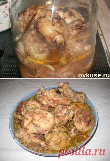 Курица в банке