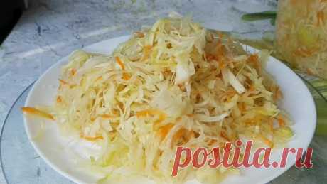 Очень вкусная квашеная капуста на зиму в банке