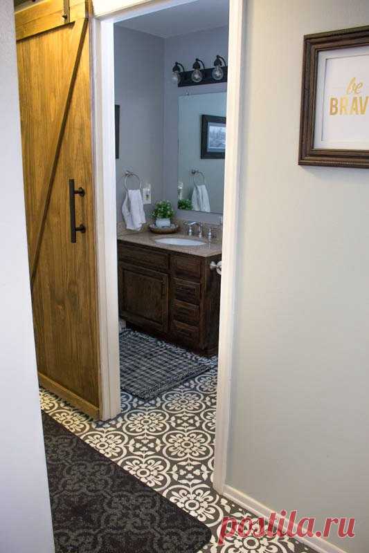 How to Paint Hardwood Floors to Look Like Moroccan Tile DIY | Hometalk