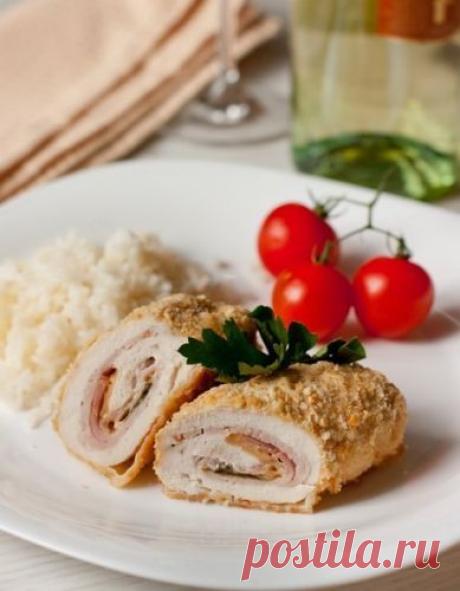 Рулетики из куриного филе. Le Cordon Bleu. — Вкуснота!