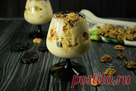 Рецепт с фото: Слоеный десерт с черносливом и орехами | Fan Female | Яндекс Дзен