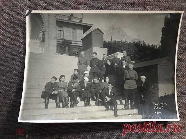 1930-1940 ВЫСШИЕ ОФИЦЕРЫ РККА НА ОТДЫХЕ В КРЫМУ. АЛУПКА Ж1
