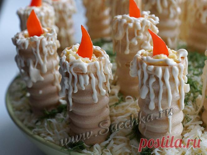 Закуска со свечами 