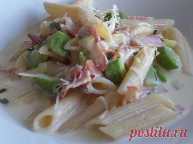 Макароны с соусом «Карбонара»