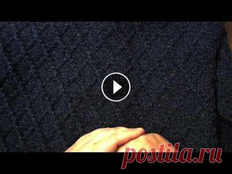 Женский кардиган. Большой размер.1 часть.Спинка.Узор Ромбы.#мастеркласс #красивыйузор В этом видео я расскажу как рассчитывала петли на спинку и покажу как вязать узор. Помощь каналу 4817 7600 5224 2165 Здравствуйте. На своём канале я б...