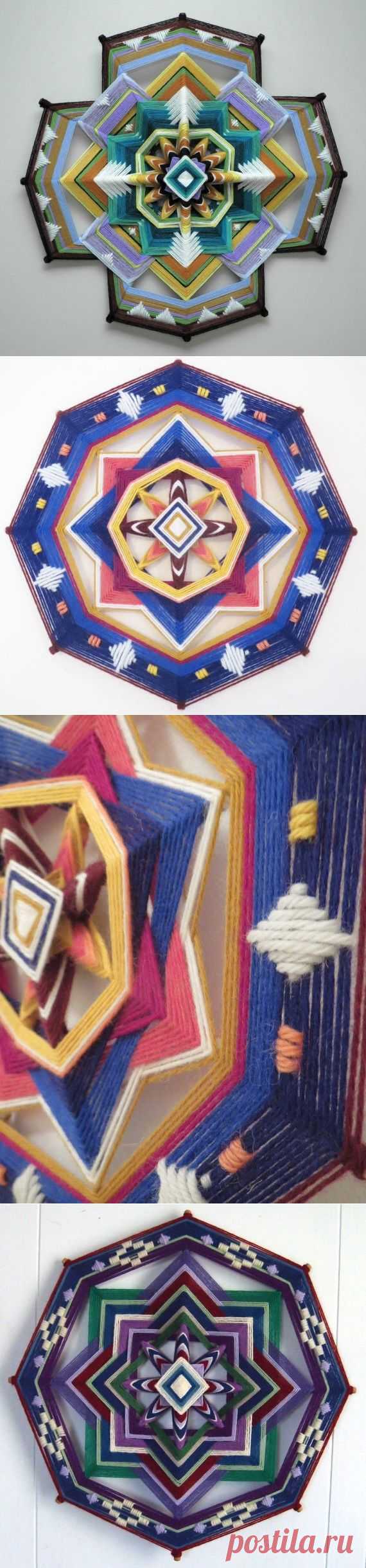 Плетеные мандалы "Ojo de Dios"