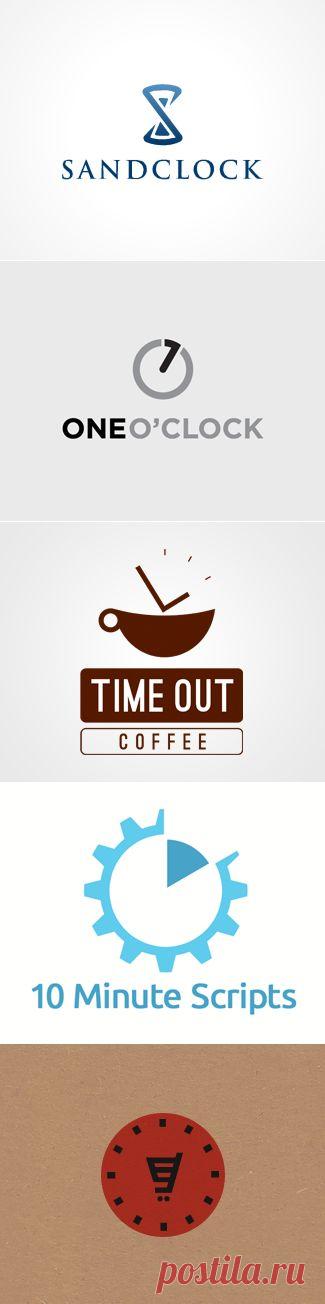 35 Beautiful Examples Logo Designs Inspired By Clock | Designbeep