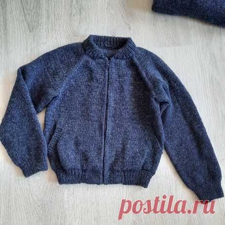 Кофта бомбер спицами: делюсь результатом | Студия Hand Made | Яндекс Дзен