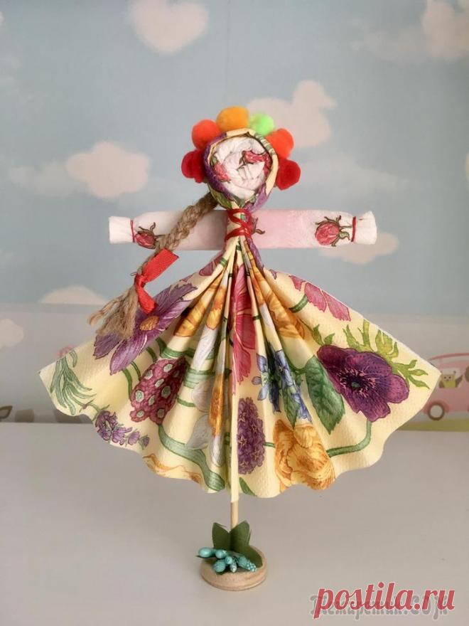 Куклы из салфеток своими руками