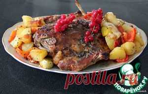 Баранина, жареная с овощами - кулинарный рецепт