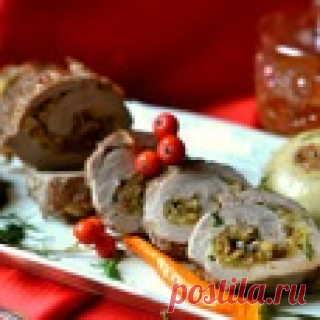 Фаршированная свиная вырезка Кулинарный рецепт