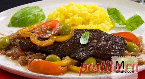 Телятина с шафранным рисом - кулинарный рецепт. Миллион Меню