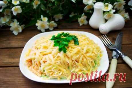 Салат "Курица в перьях"