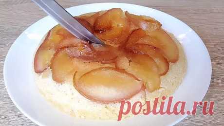 Вкусный Яблочный Пирог на Сковороде! Быстрый рецепт порадует всех!