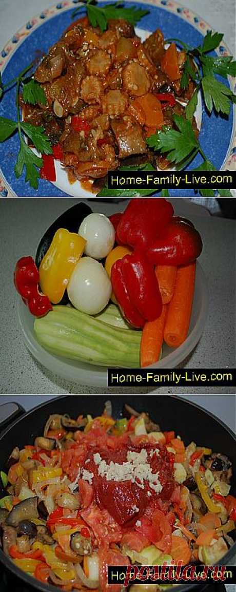 Кулинарные рецепты Овощное рагу &amp;raquo; Кулинарные рецепты