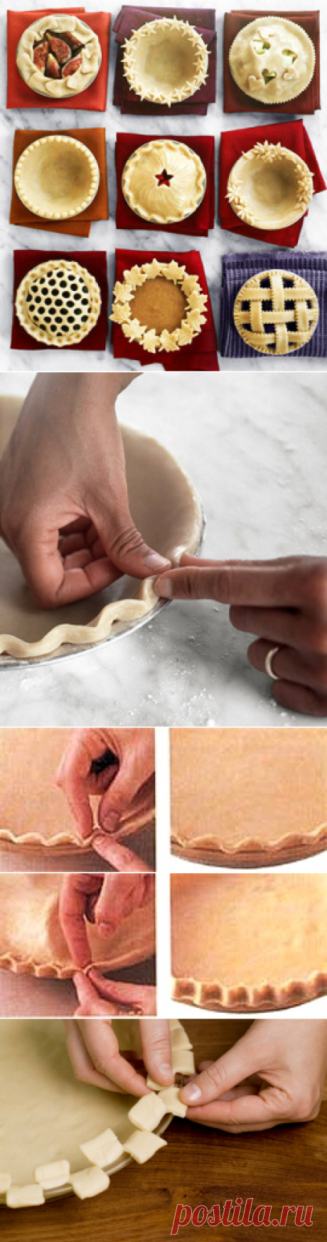 Украшение пирогов - Простые рецепты Овкусе.ру
