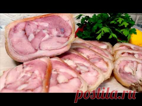 Супер ВКУСНЯТИНА за КОПЕЙКИ. Ветчина из Рульки - Просто, но Очень вкусно