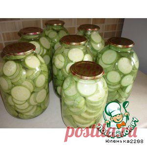 Кабачки в рассоле - кулинарный
