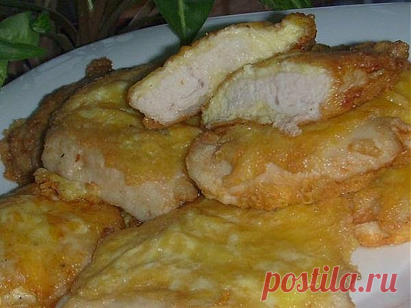 Курочка в сырном кляре | Веб Рецепт