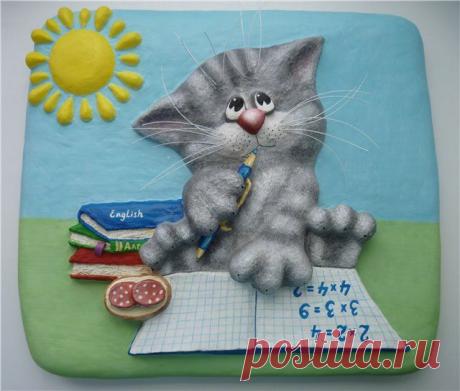 Мастер-класс &quot;Котик&quot; (техника папье-маше) • Кошки Мира