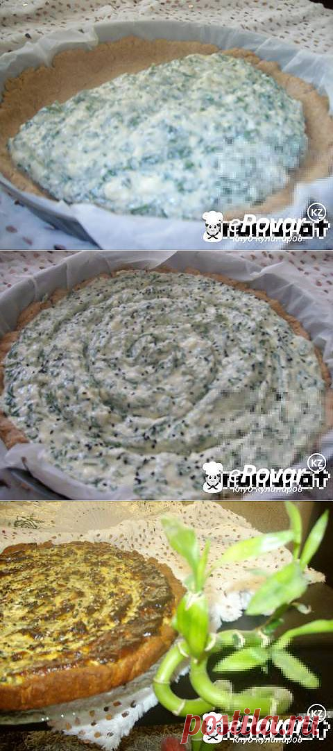 Пирог с творогом и шпинатом — Рецепт приготовления с фото — Рецепты выпечки, Пироги и пирожки