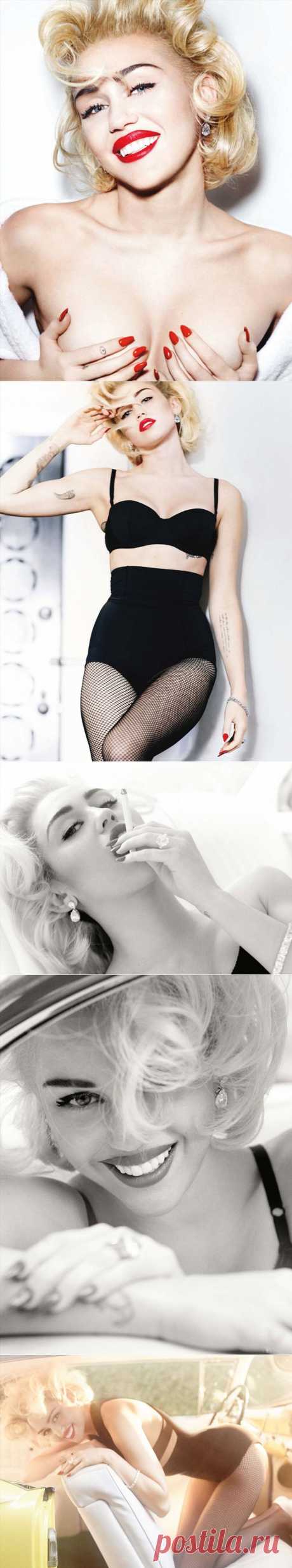 Майли Сайрус (Miley Cyrus) – Фотосессия для журнала Vogue Germany (март 2014) | Starer - Фотосессии знаменитостей