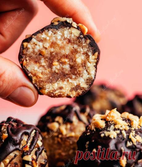 Энергетические шарики Сникерс (Snickers) - рецепт на sdelajtort.ru