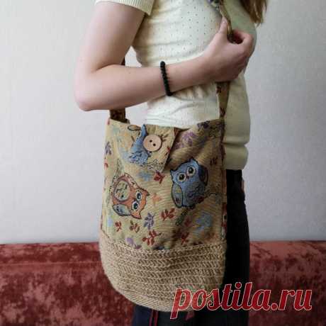 Сумка &quot;Сова&quot; ручной работы