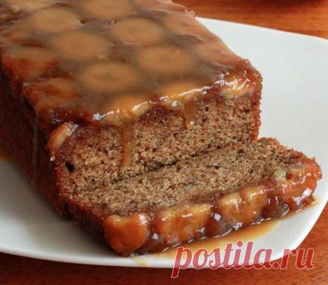 Карамельно-банановый пирог вверх ногами... / Еда и напитки / Вкуснятости )) / Pinme.ru / Юлия Голова