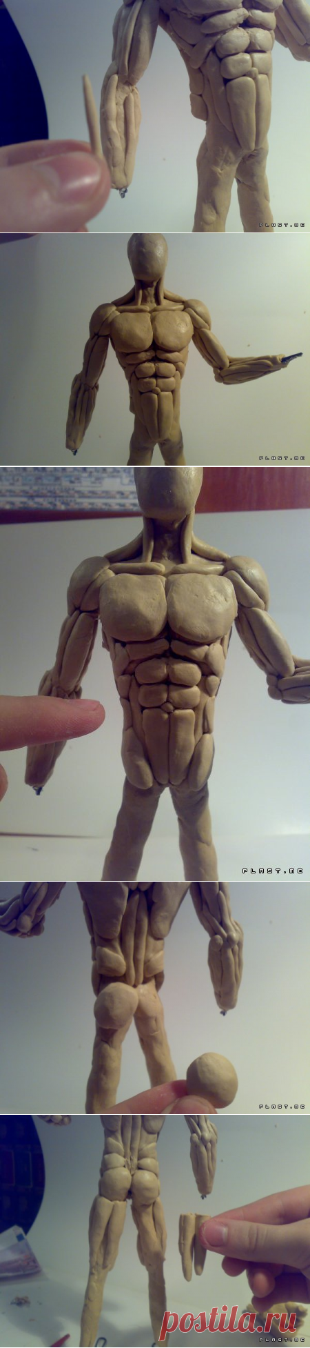 Урок лепки мышц - ЧАСТЬ 2 | Пластилиновые мультфильмы и комиксы