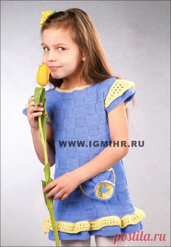 Платье с оборками и 
