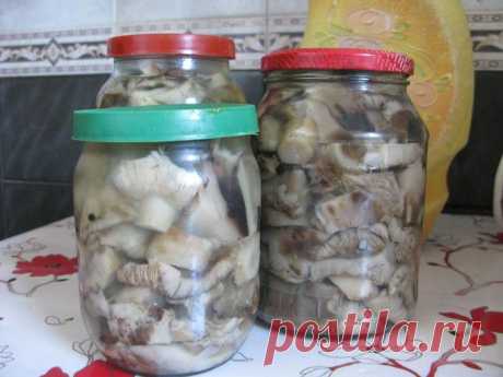 Грибочки маринованные. Быстро, просто.