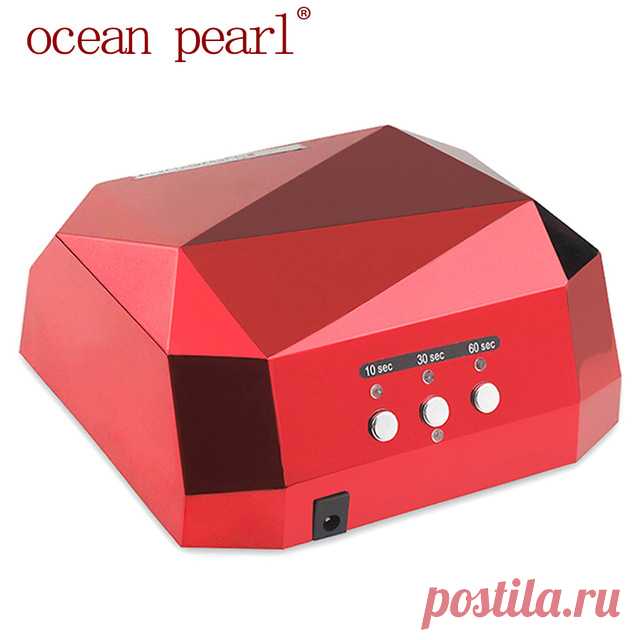 36W UV Lamp LED Ultraviolet Lamp UV Nail Dryer Nail Lamp Diamond Shaped CCFL Curing for UV Gel Nails Polish Nail Art Tools 1006 купить на AliExpress