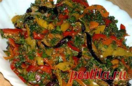 Баклажаны по-корейски, легко, быстро, вкусно