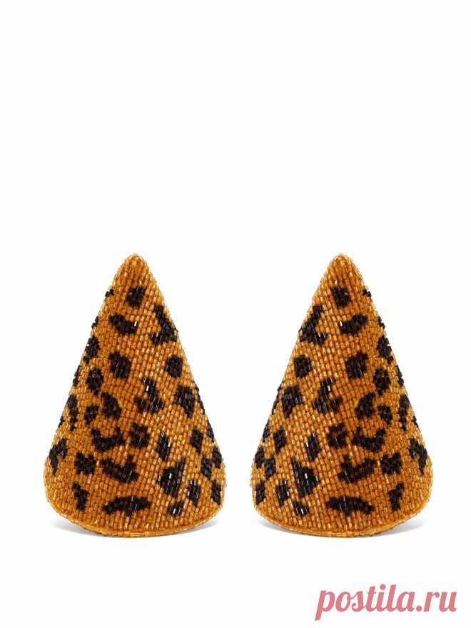 Aida triangle beaded earrings | Rebecca de Ravenel | MATCHESFASHION.COM