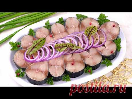 🐟 Скумбрия пряного посола целиком в домашних условиях! Солим скумбрию (сельдь) в горчичном рассоле! Наконец-то у меня "дошли руки" показать вам, как я готовлю скумбрию пряного посола в домашних условиях. Рецепт очень простой, самое сложное - это выждать два...