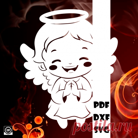 ⭐Автор: Юлия Кошман
Ангелочек

Ангелы 13
#вытынанка #вырезка #svg #dxf #pdf #макет #шаблон #трафарет #оформление
вытынанка вытынанки svg dxf pdf макеты шаблоны трафарет вектор
оформление окон панно наклейка лобзик лазер чпу
выцінанка витинанка вырезка выцинанка вытыканка