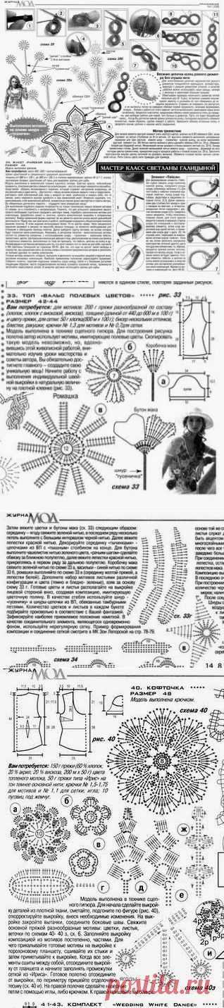 Irish crochet &: одежда ирландским кружевом