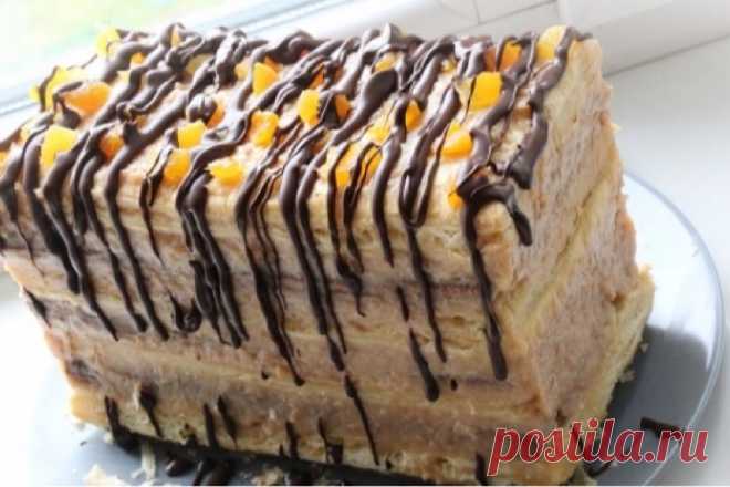 Вкуснейший тортик «Большой Мильфей» Представляем вашему вниманию рецепт очень вкусного тортика, который покорит каждого. 
Это лакомство очень похоже на торт «Наполеон». Вкусы у них практически идентичные, только отличаются формой. В это…