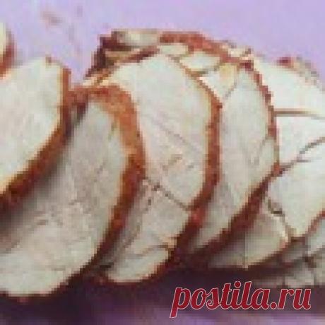 Подваренная свиная вырезка и грудинка - кулинарный рецепт