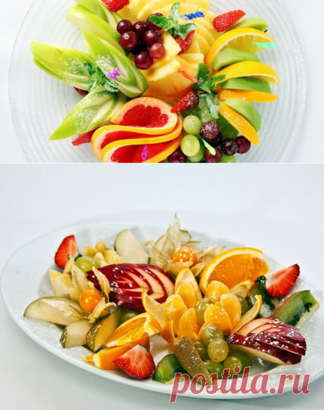 Как оформить фруктовый стол: карвинг из фруктов, фруктовая нарезка на праздничный стол - фото идеи