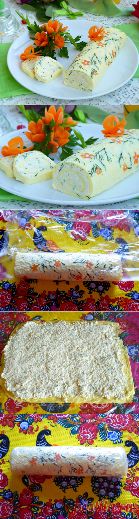 Нежнейший рулет Белоснежка