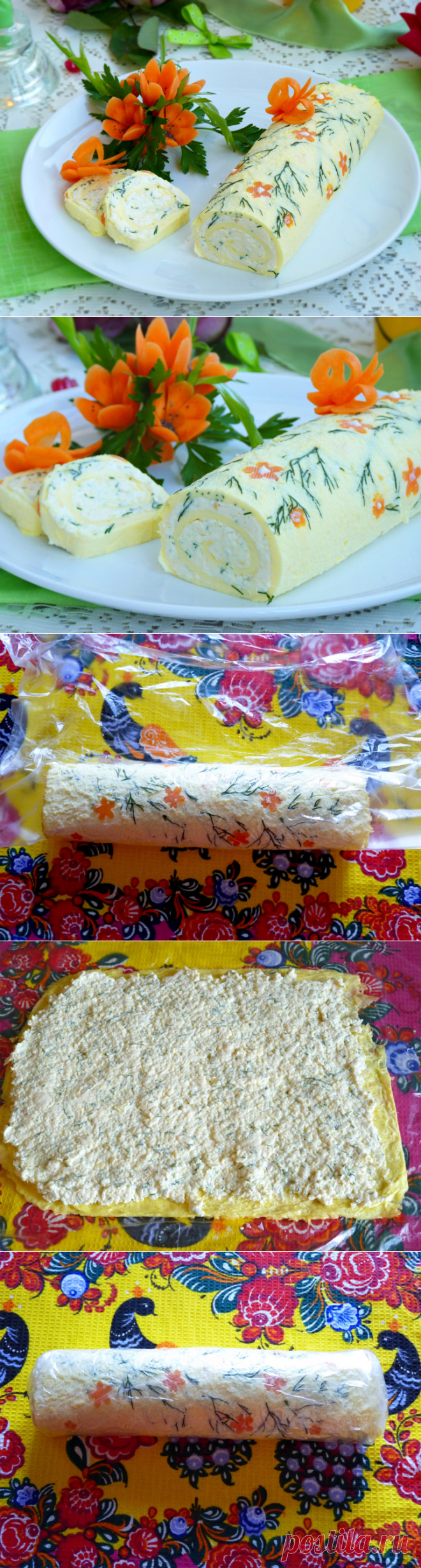 Нежнейший рулет Белоснежка