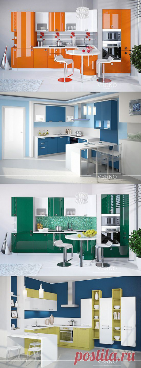 Новые кухни в стиле модерн от VERNO Cucine (Россия)