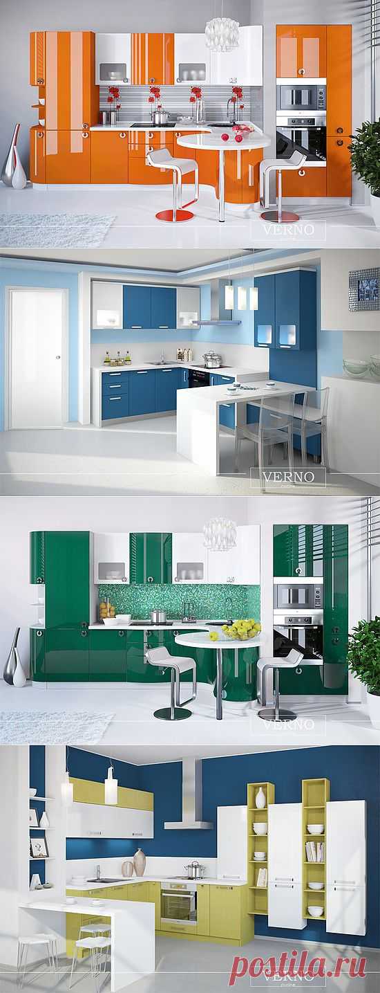 Новые кухни в стиле модерн от VERNO Cucine (Россия)