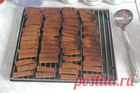 Рецепт кваса из бородинского хлеба.