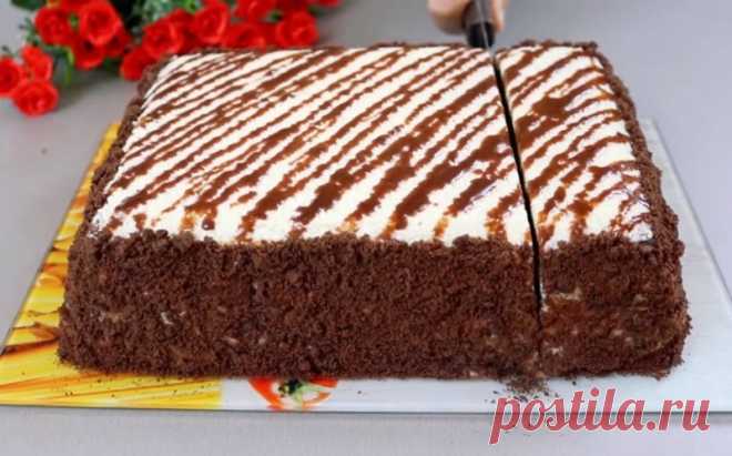 М'який, ніжний торт без випічки - детальний рецепт приготування Торт на основі печива, але виходить так, як ніби ви його випікали власноруч. Крем для торта можна приготувати не тільки заварний, але і будь-який інший.